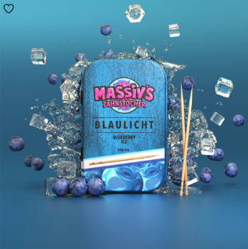 Massiv's Zahnstocher Blaulicht Blueberry Ice